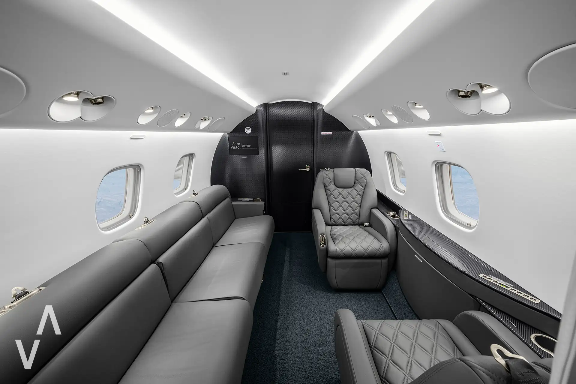 Client Case: Embraer Legacy 600 10 Embraer Legacy 600, Interior refurbishment, Business jet, Aerovisto,