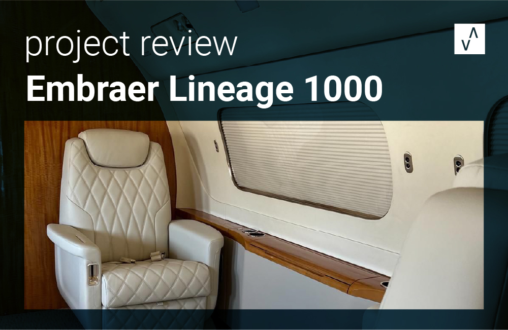 Business Excellence 50 Embraer Lineage 1000, Interior refurbishment,