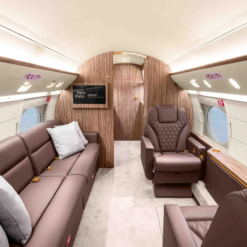 Gulfstream IV, aerovisto, private jet carpet,