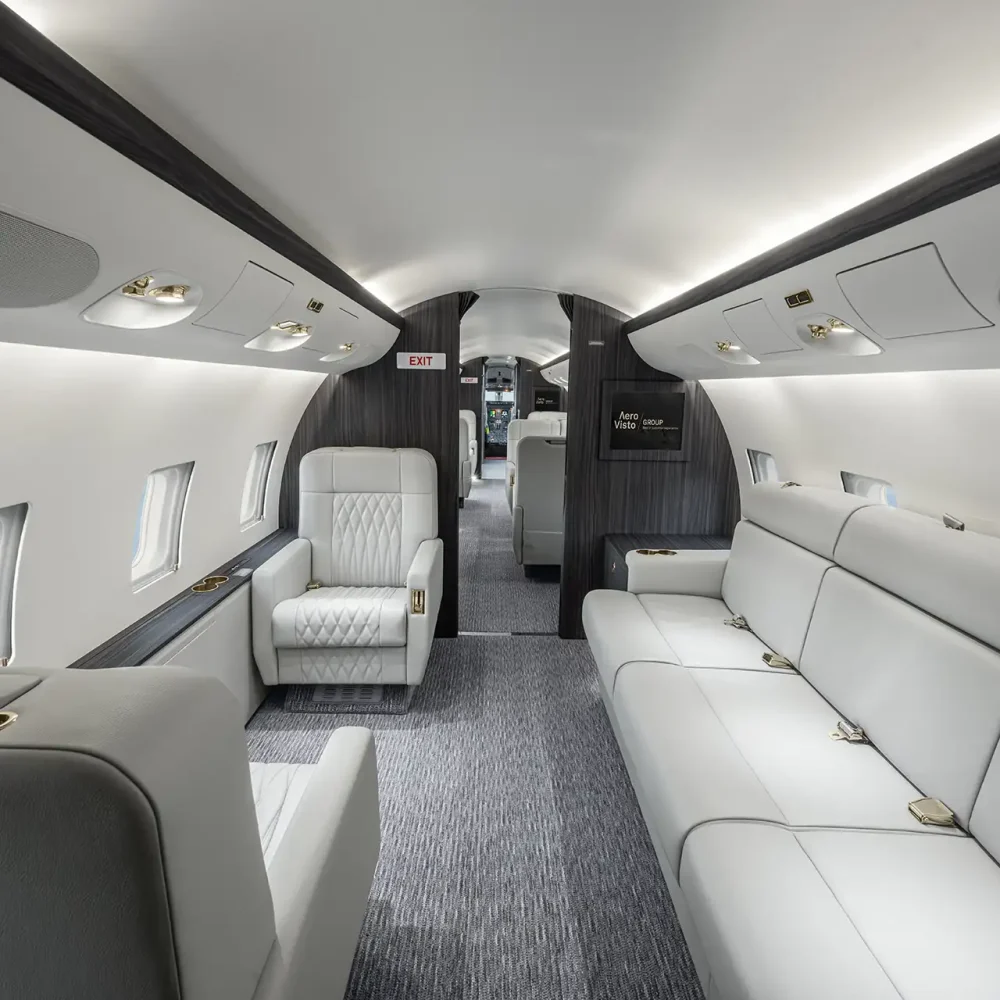 Bombardier Challenger 850, aerovisto, Interior design,