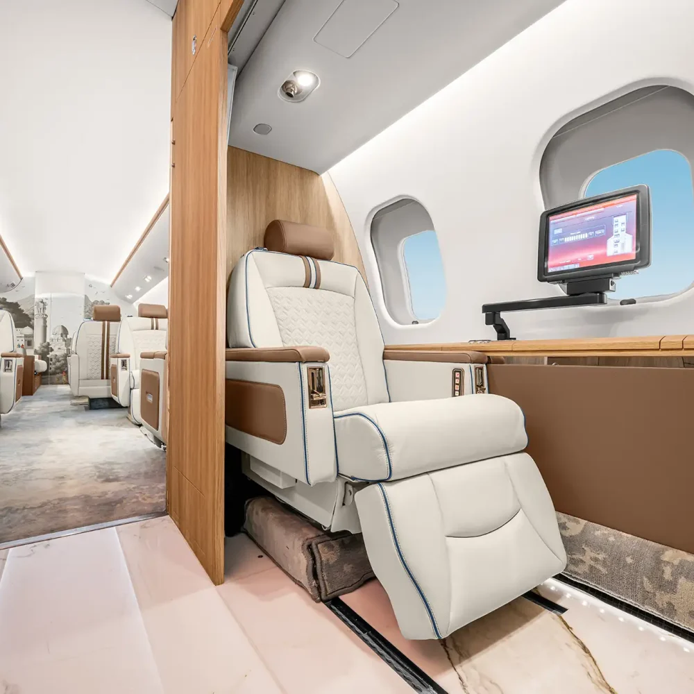Bombardier Global Express XRS, Aerovisto, Aircraft interior refurbishment,